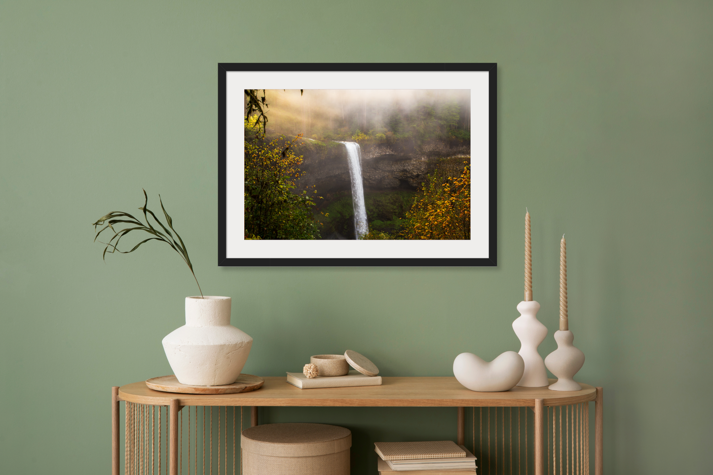 - Cascades Aglow -