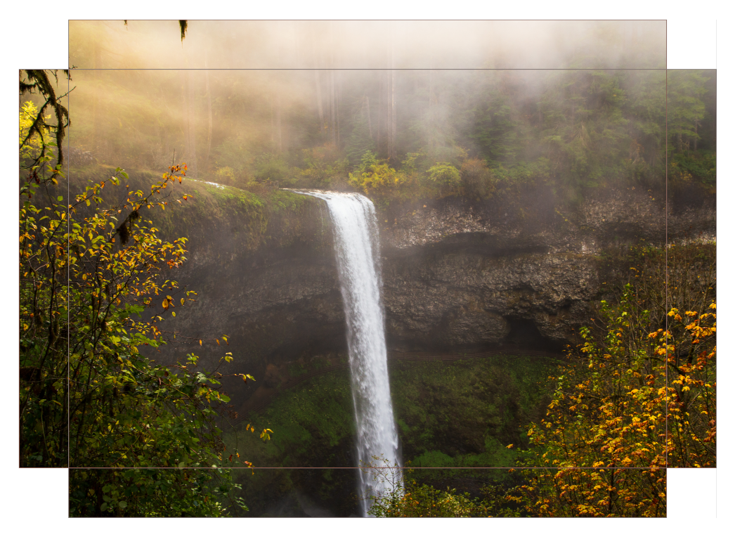 - Cascades Aglow -