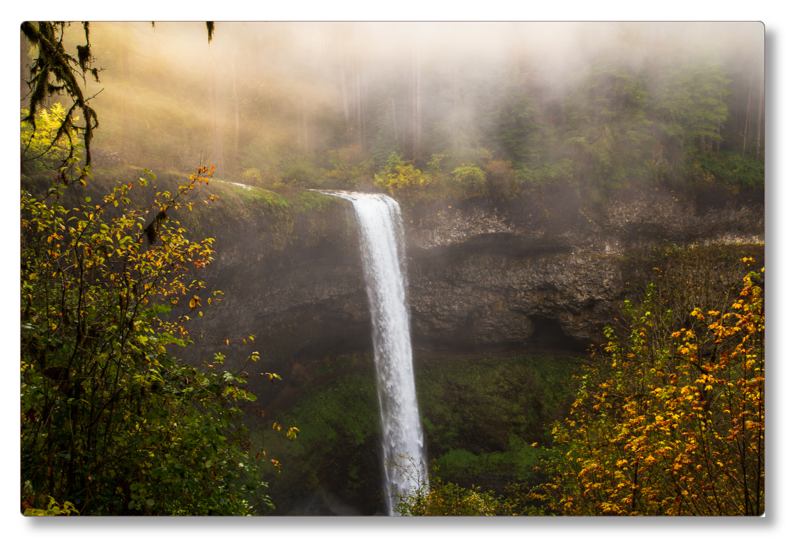 - Cascades Aglow -