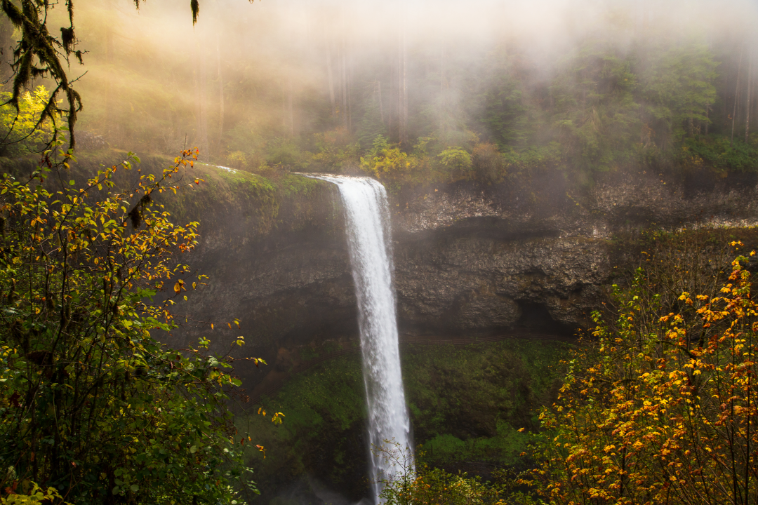 - Cascades Aglow -