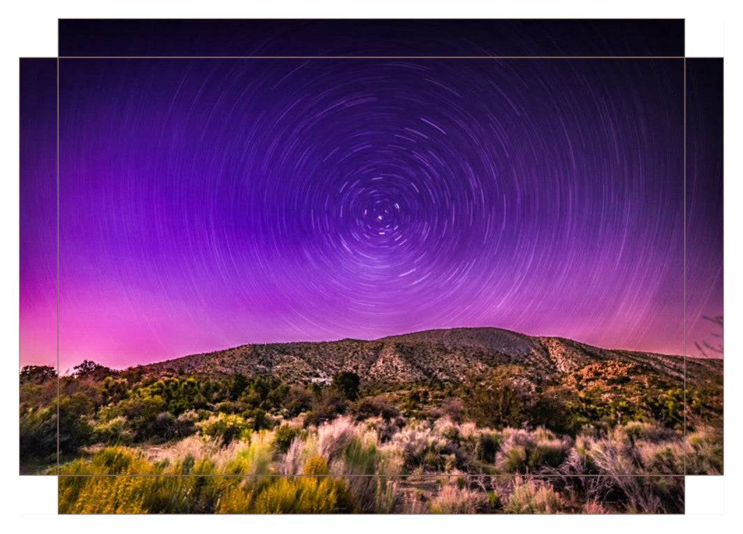"Northern Lights Star Trails"