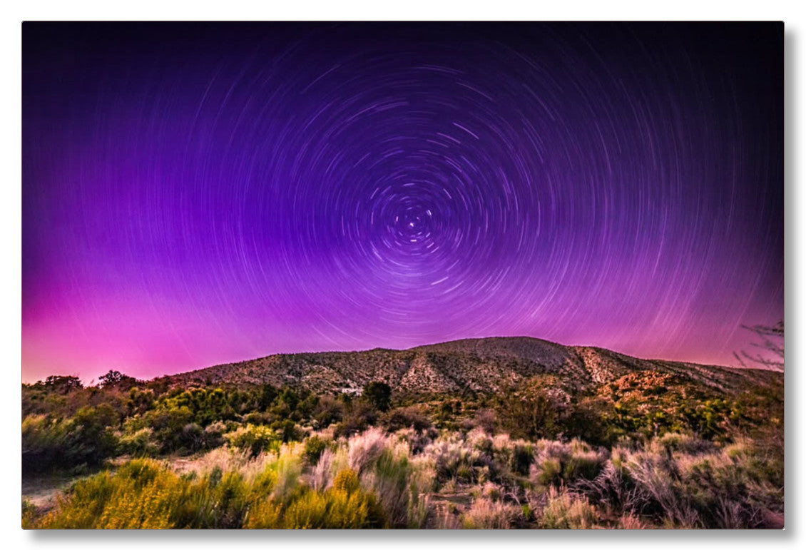 "Northern Lights Star Trails"