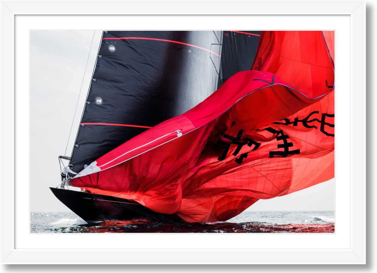 Lowering the Red Sail