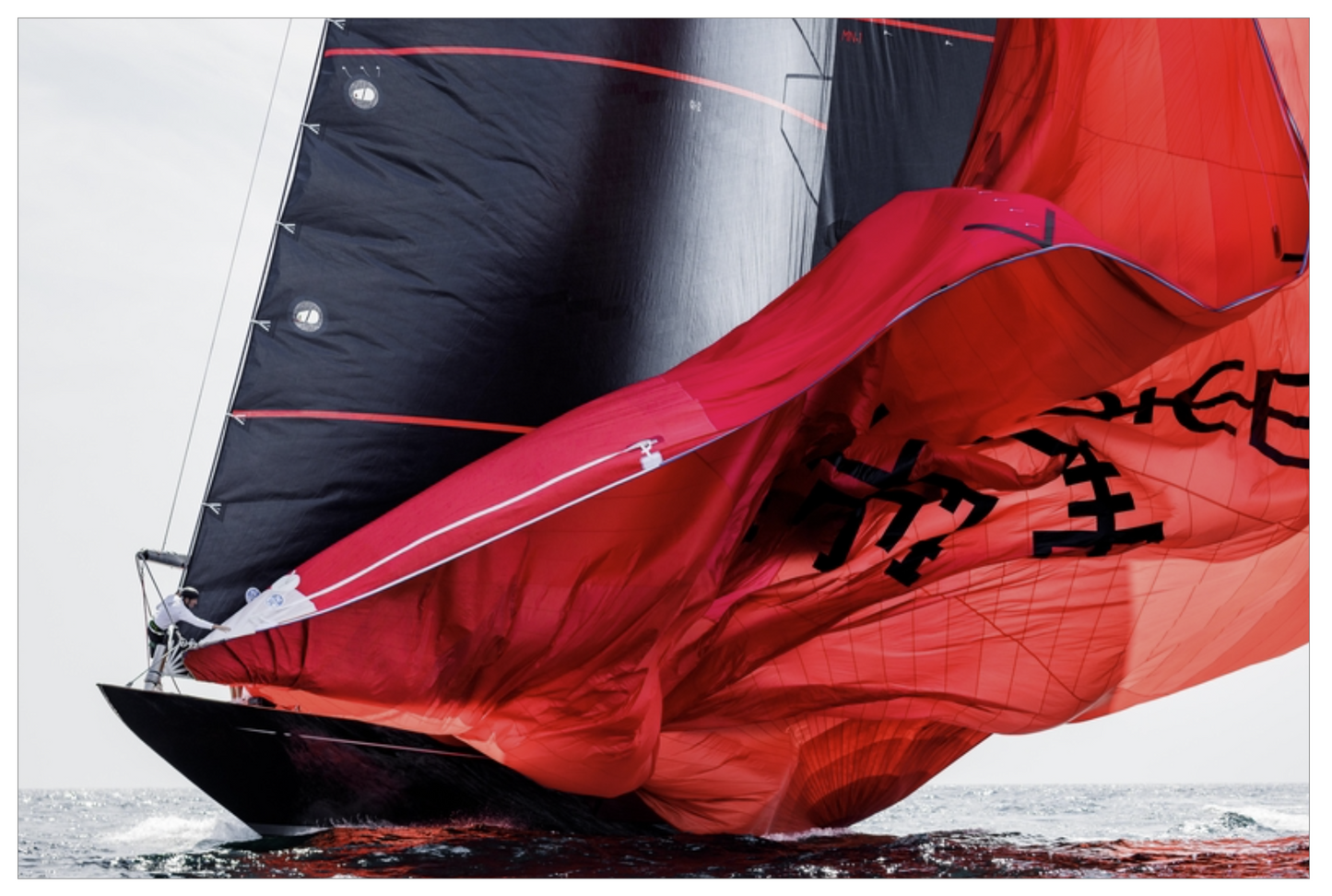 Lowering the Red Sail