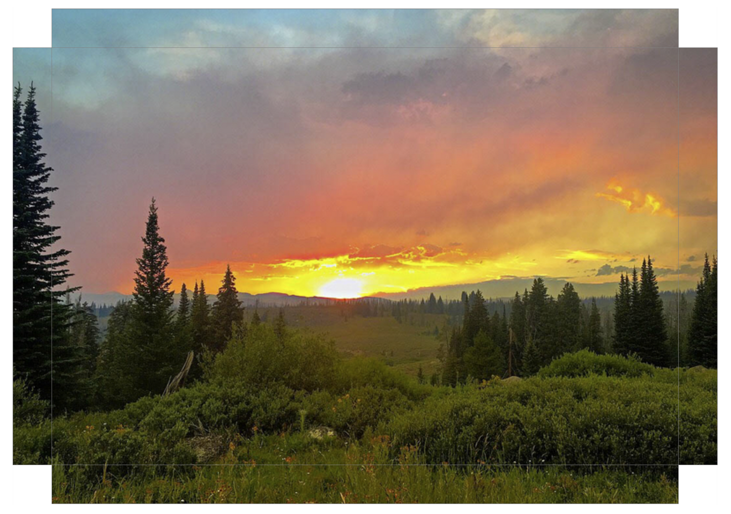 Wind River Sunset