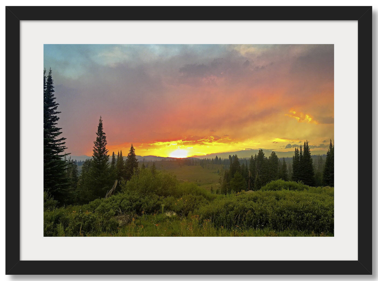 Wind River Sunset