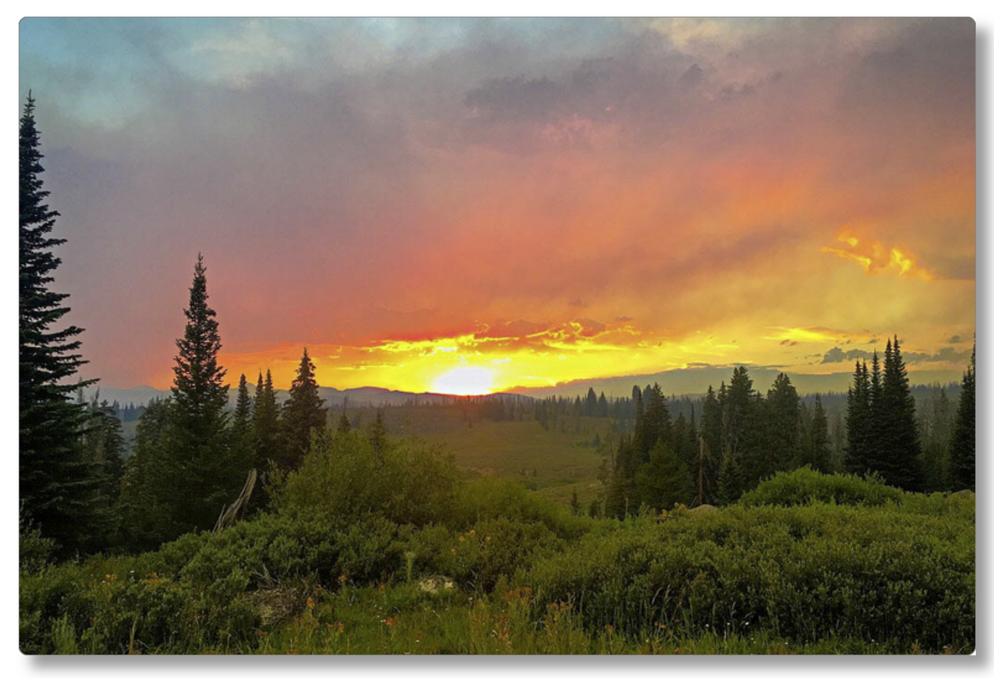 Wind River Sunset