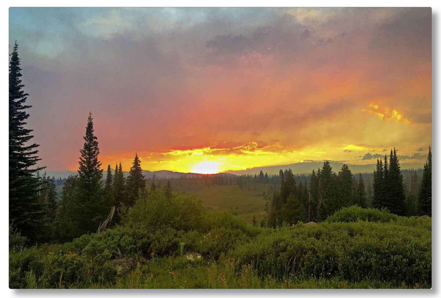 Wind River Sunset