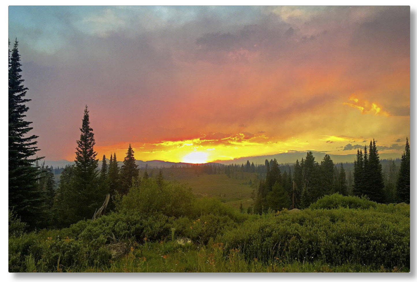 Wind River Sunset