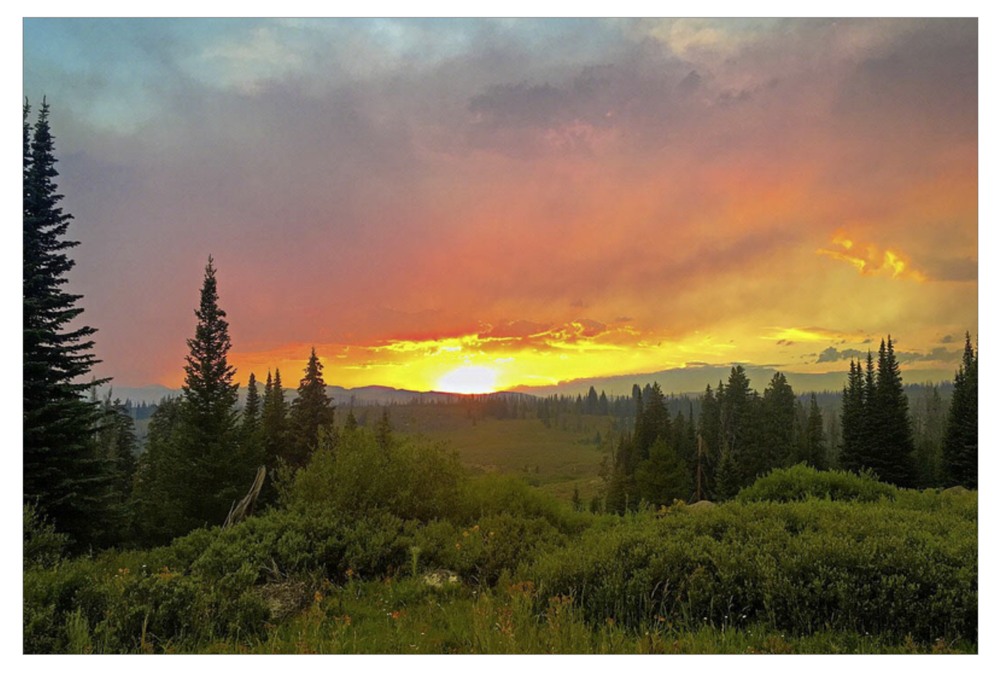 Wind River Sunset